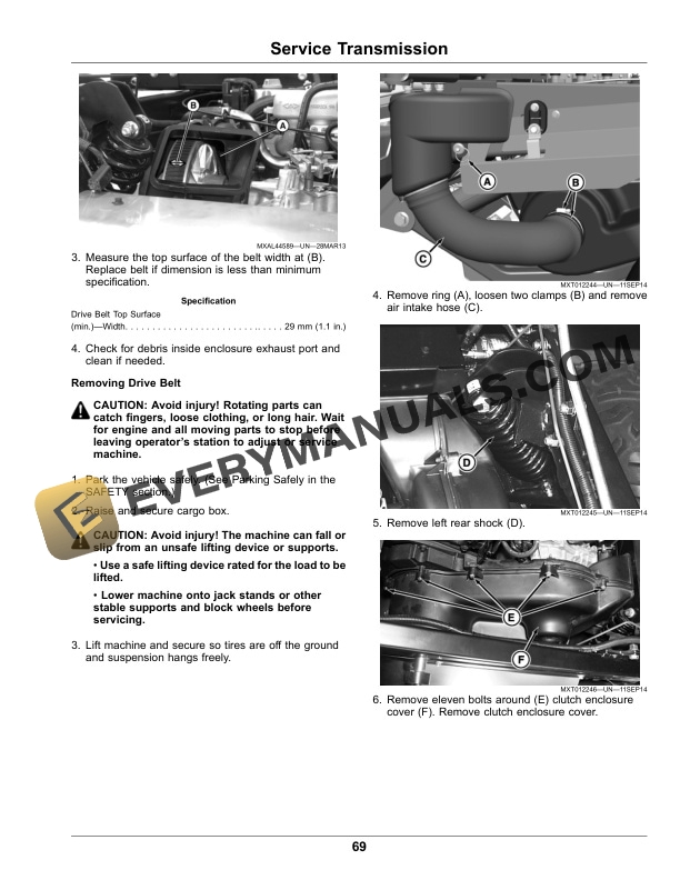 John Deere XUV855E, XUV855M Gator Utility Vehicles Operator Manual OMUC19621E 5 John Deere XUV855E, XUV855M GATOR Utility Vehicles Operator Manual OMUC19621E-3