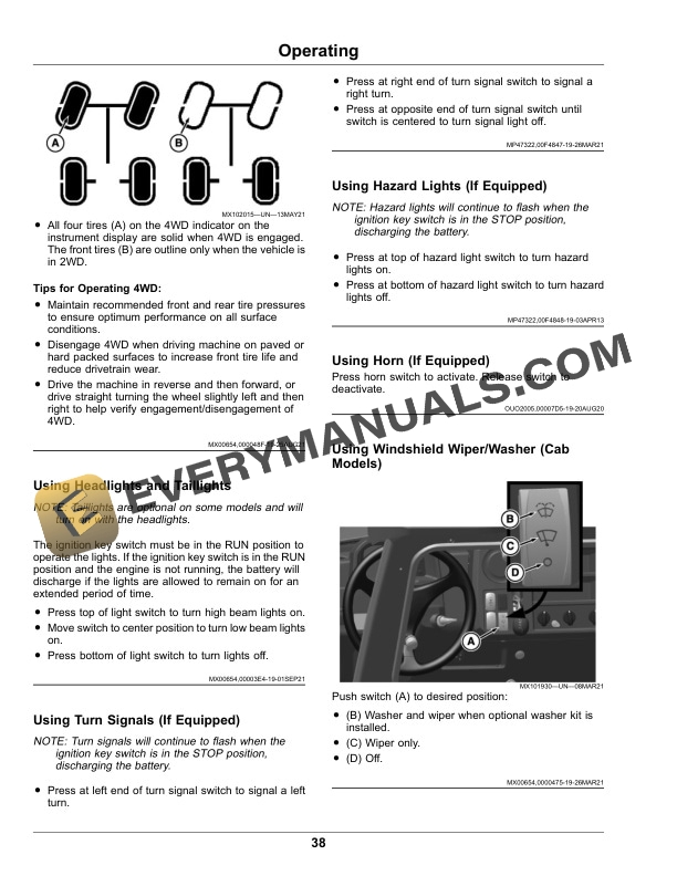John Deere XUV865M and XUV865R Gator Utility Vehicles Operator Manual OMUC29887E 4 John Deere XUV865M and XUV865R Gator Utility Vehicles Operator Manual OMUC29887E-2