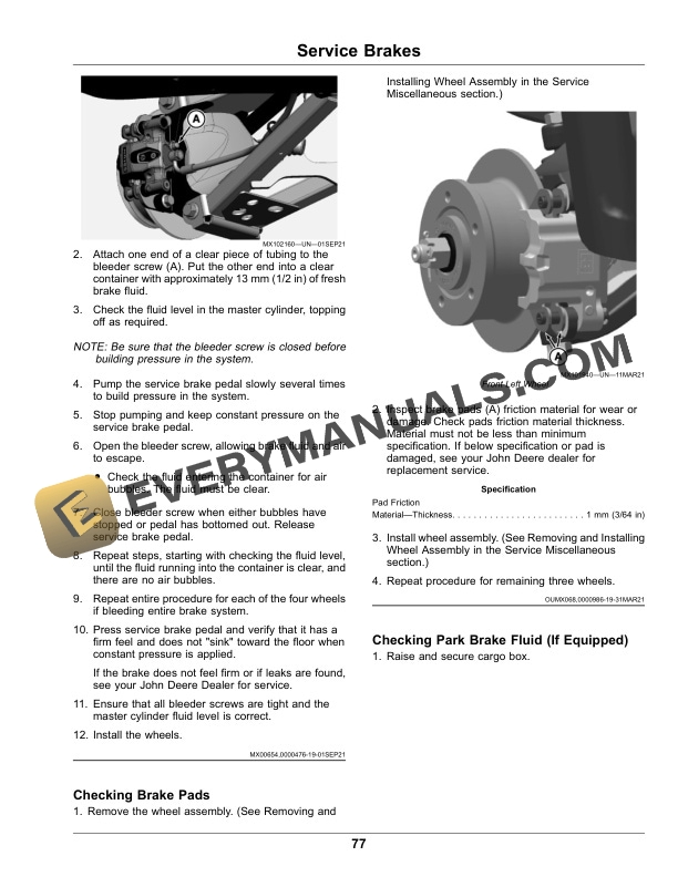 John Deere XUV865M and XUV865R Gator Utility Vehicles Operator Manual OMUC29887E 5 John Deere XUV865M and XUV865R Gator Utility Vehicles Operator Manual OMUC29887E-3