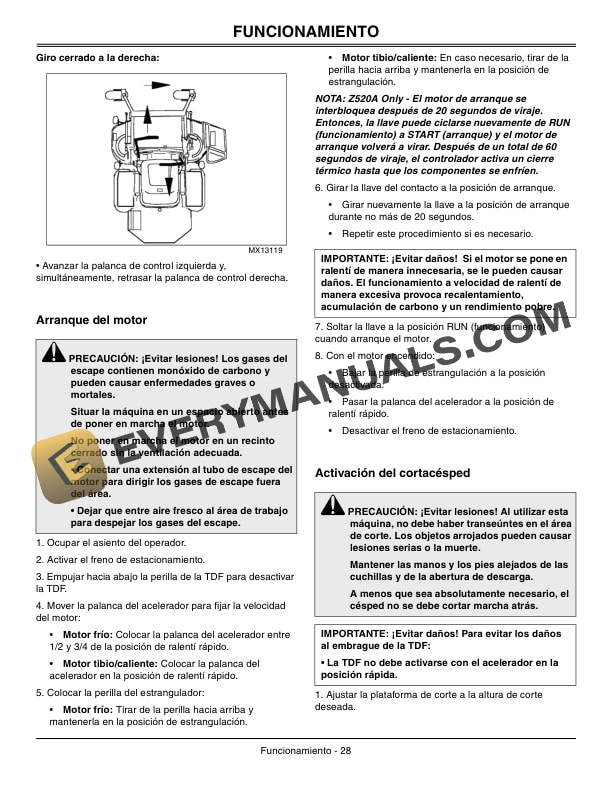 John Deere Z510A and Z520A Z Trak Estate Series Operator Manual OMTCU26007 3