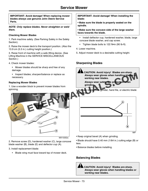 John Deere Z900B Z900M Z900R Series ZTrak Operator Manual OMTCU35848E 3