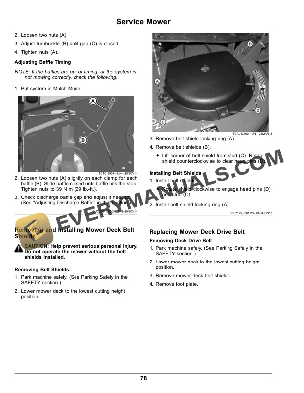 John Deere Z900E, Z900M, Z900R ZTrak Pro Series Gas Operator Manual OMUC15151 4 John Deere Z900E, Z900M, Z900R ZTrak Pro Series Gas Operator Manual OMUC15151-2