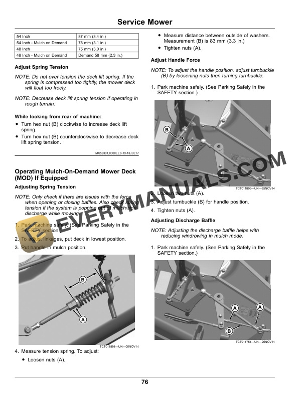 John Deere Z900E Z900M Z900R ZTrak Pro Series Gas Operator Manual OMUC18427E 3