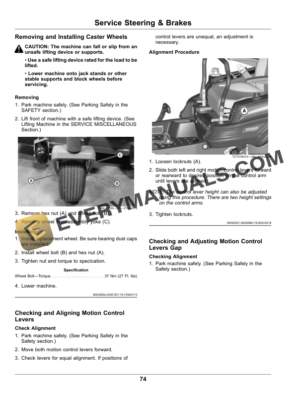 John Deere Z994R ZTrak Pro Series Mower Serial No. 030001 XXXXXX Operator Manual OMUC28937E 3