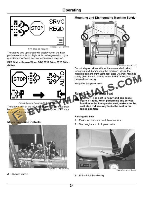 John Deere Z997R ZTrak Max Frame Diesel Operator Manual OMTCU39291E 2
