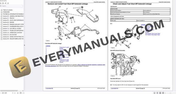 John Deere 120 Excavator Repair Technical Manual TM1660 PDF 6 John Deere 120 Excavator Repair Technical Manual TM1660 PDF - Image 4