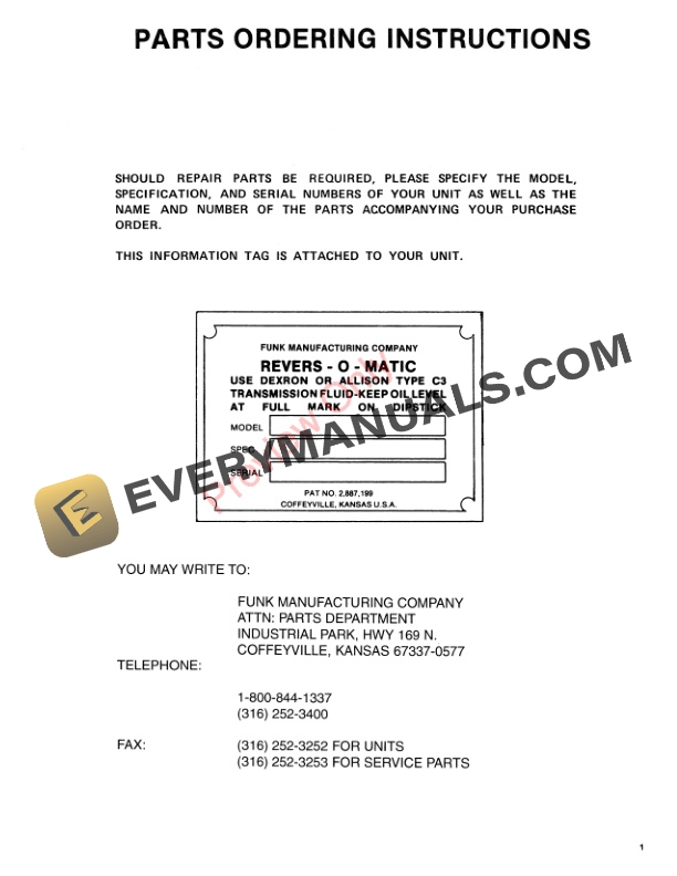 John Deere 12000 Series ShuttleTransmission Assembly Manual 4012026 01JAN96 3