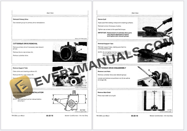 John Deere 1326, 1327 Impeller Mower-Conditioners Technical Manual TM3260 01JUN86 PDF 6 John Deere 1326, 1327 Impeller Mower-Conditioners Technical Manual TM3260 01JUN86 PDF - Image 4