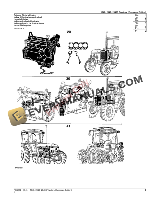 John Deere 1640, 2040, 2040S Parts Catalog PC4184 27JUL23-3
