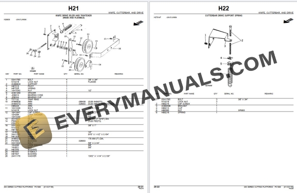 John Deere 200 SERIES CUTTING PLATFORMS Parts Catalog PC1558 07MAY21 PDF 6 John Deere 200 SERIES CUTTING PLATFORMS Parts Catalog PC1558 07MAY21 PDF - Image 4