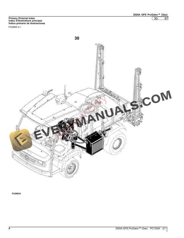 John Deere 2020A GPS ProGator (Gas) Parts Catalog PC13550 09NOV23-4