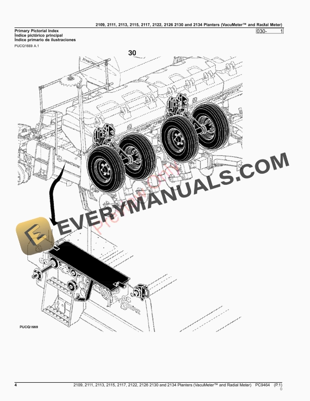 John Deere 2100 Series Planters (S.N. -099999) Parts Catalog PC9464 03OCT23-4