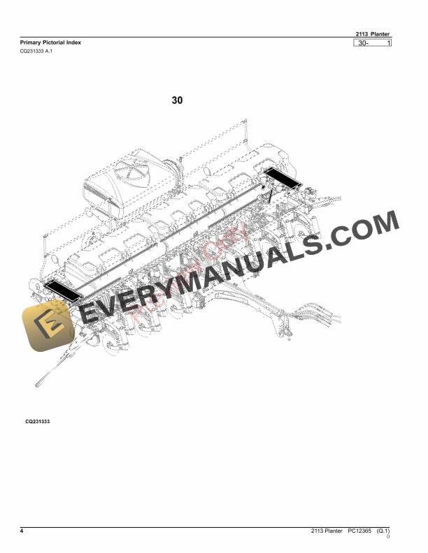 John Deere 2113 Planter Parts Catalog PC12365 05SEP23-4