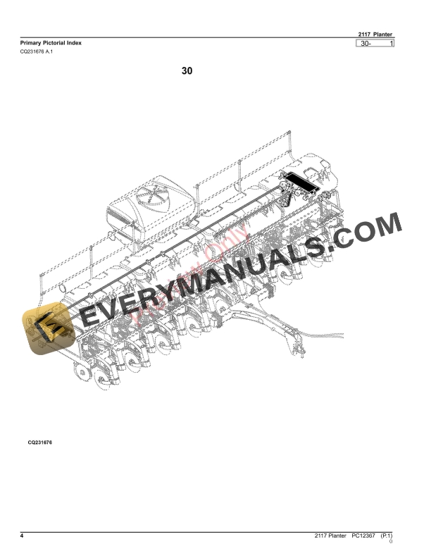 John Deere 2117 Planter Parts Catalog PC12367 05SEP23-4