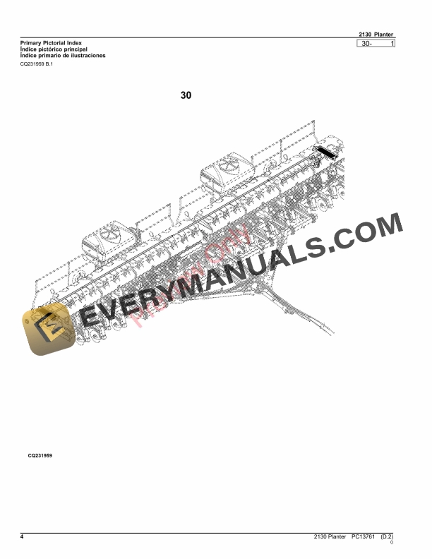 John Deere 2130 Planter Parts Catalog PC13761 05NOV23 5 John Deere 2130 Planter Parts Catalog PC13761 05NOV23-4