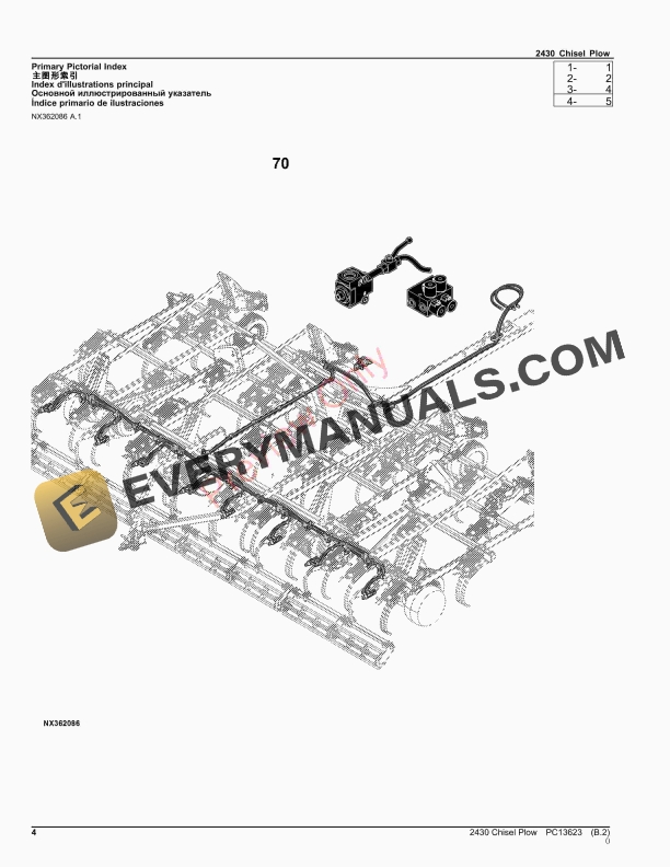 John Deere 2430 Chisel Plow Parts Catalog PC13623 15OCT23-4