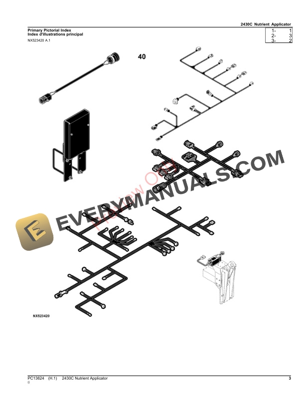 John Deere 2430C Nutrient Applicator Parts Catalog PC13624 12OCT23-3