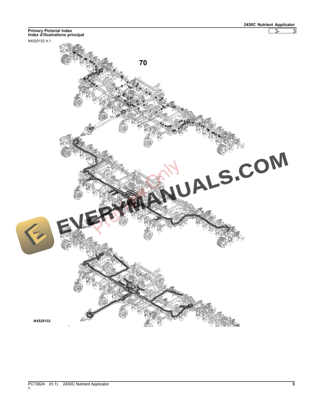 John Deere 2430C Nutrient Applicator Parts Catalog PC13624 12OCT23-5