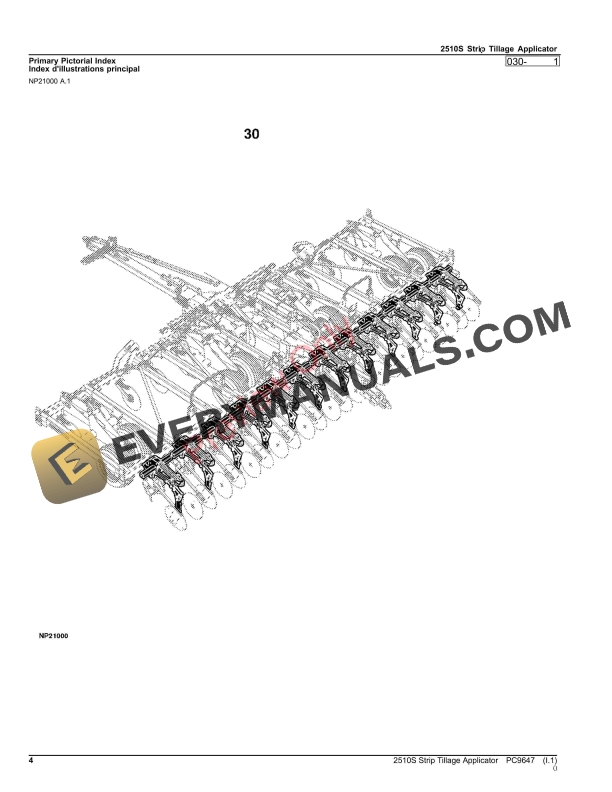 John Deere 2510S Strip Tillage Applicator Parts Catalog PC9647 06AUG23-4