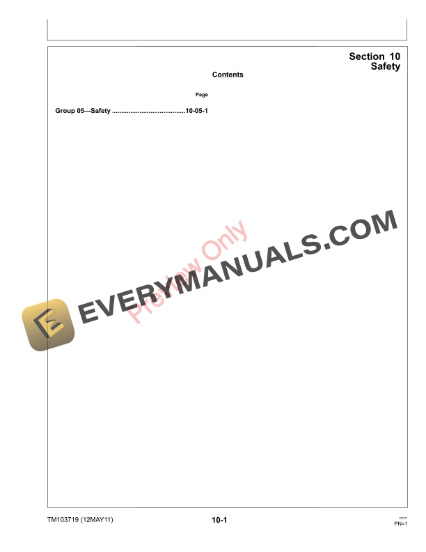 John Deere 2720 Compact Utiltiy Tractor 106005 Technical Manual TM103719 12MAY11 5