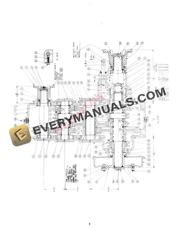 John Deere 3000 Six Speed Drop Mechanical Transmission Instruction Manual 4030147 01OCT97 3