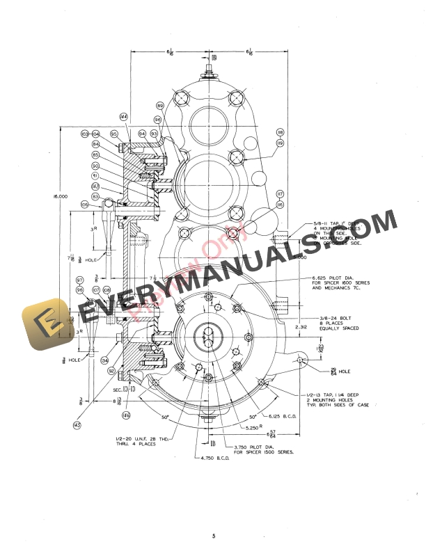 John Deere 3000 Six Speed Drop Mechanical Transmission Instruction Manual 4030147 01OCT97 5