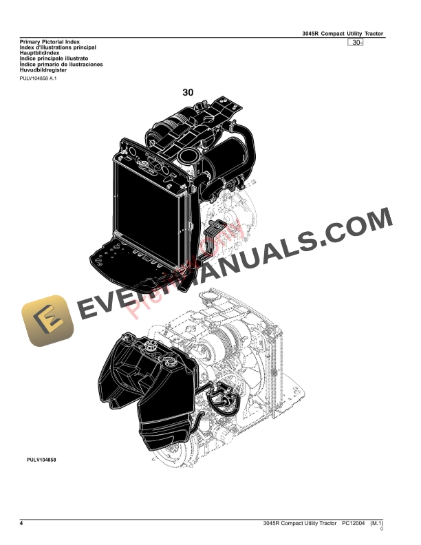 John Deere 3045R Compact Utility Tractor Parts Catalog PC12004 26NOV23-4