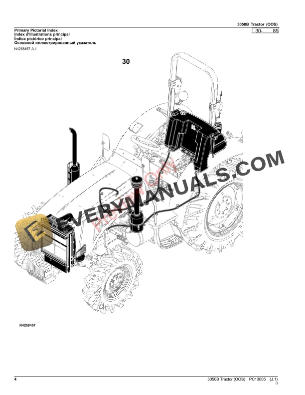 John Deere 3050B Tractor (OOS) Parts Catalog PC13005 14APR23 5 John Deere 3050B Tractor (OOS) Parts Catalog PC13005 14APR23-4