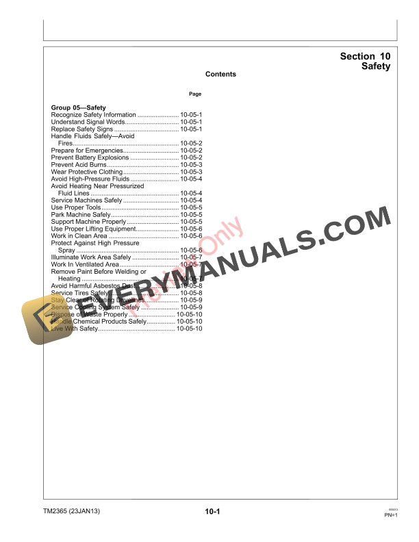 John Deere 3320 3520 and 3720 Compact Utility Tractors with Cab Technical Manual TM2365 23JAN13 5
