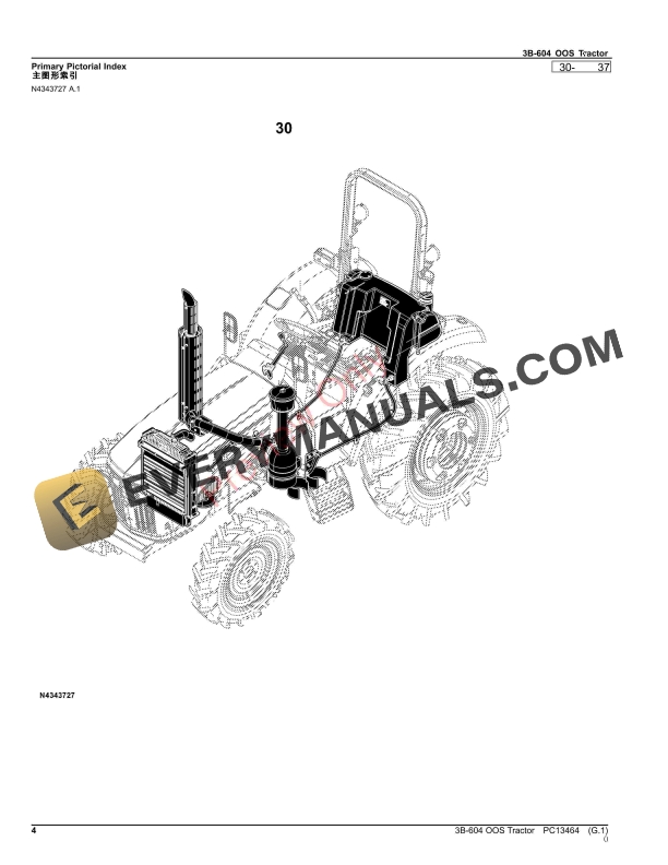 John Deere 3B-604 OOS Tractor Parts Catalog PC13464 25OCT21-4