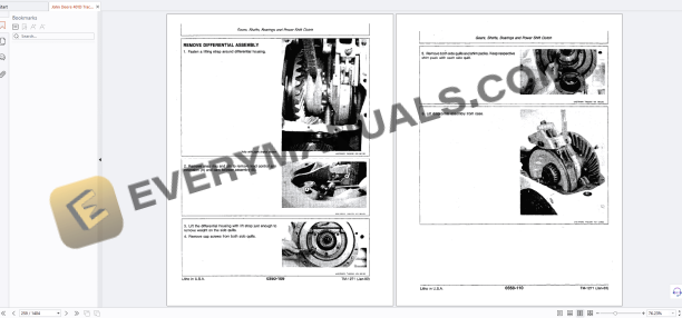 John Deere 401D Utility Construction Tractor Backhoe Loader Technical Manual TM1271 PDF 7 John Deere 401D Utility Construction Tractor Backhoe Loader Technical Manual TM1271 PDF - Image 5