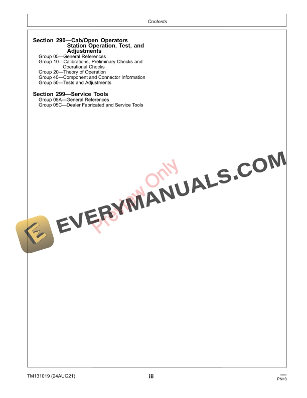 John Deere 4044 4066MR Compact Tractors 010001 and Manual Technical Manual TM131019 24AUG21 5
