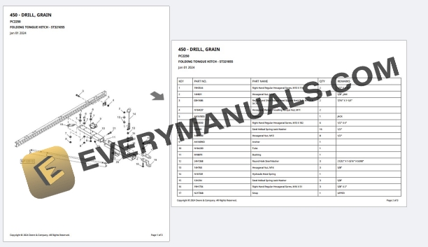 John Deere 450 Series Grain Drills Parts Catalog PC2250 18SEP20 PDF 5 John Deere 450 Series Grain Drills Parts Catalog PC2250 18SEP20 PDF - Image 3