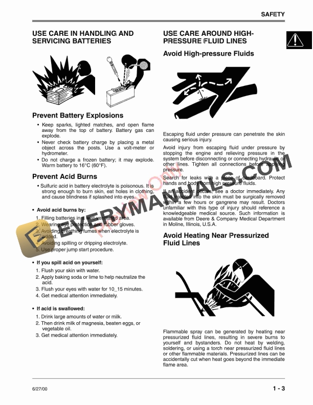John Deere 4500 4600 and 4700 Compact Utility Tractors Technical Manual TM1679 27JUN00 5