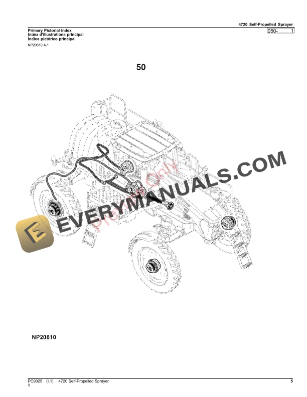 John Deere 4720 Self-Propelled Sprayer Parts Catalog PC9325 19OCT23-5