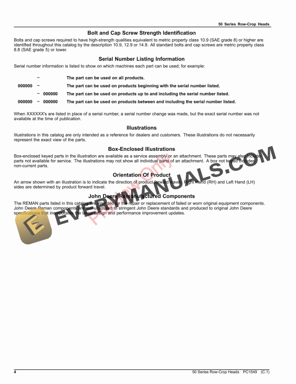 John Deere 50 Series Row-Crop Heads Parts Catalog PC1549 23JAN18-4