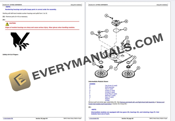 John Deere 500R (5 Meter) Rotary Platform Repair Technical Manual TM133719 04AUG22 6 John Deere 500R (5 Meter) Rotary Platform Repair Technical Manual TM133719 04AUG22 - Image 4