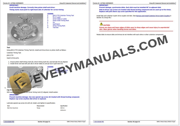 John Deere 500R (5 Meter) Rotary Platform Repair Technical Manual TM133719 04AUG22 5 John Deere 500R (5 Meter) Rotary Platform Repair Technical Manual TM133719 04AUG22 - Image 3