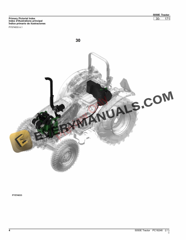 John Deere 5050E Tractor Parts Catalog PC16246 09NOV23 5 John Deere 5050E Tractor Parts Catalog PC16246 09NOV23-4