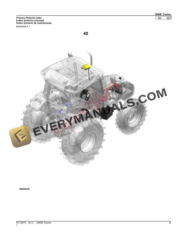 John Deere 5060E Tractor Parts Catalog PC13675 22OCT23 6 John Deere 5060E Tractor Parts Catalog PC13675 22OCT23-5
