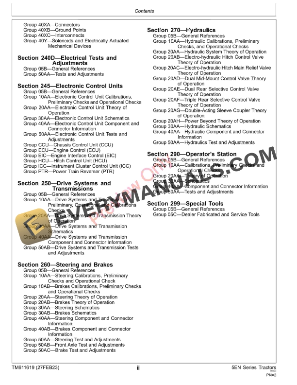 John Deere 5075EN FT4 and Stage V Tractors Diagnostic Technical Manual TM611619 27FEB23 4