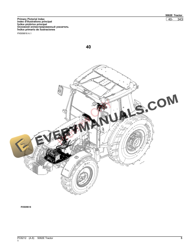 John Deere 5082E Tractor Parts Catalog PC6212 26NOV23 6 John Deere 5082E Tractor Parts Catalog PC6212 26NOV23-5