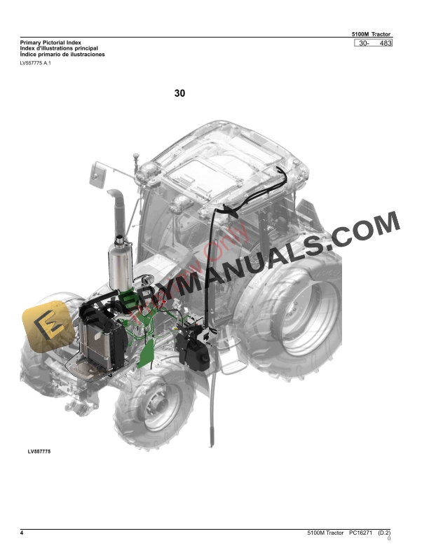 John Deere 5100M Tractor Parts Catalog PC16271 15OCT23 5 John Deere 5100M Tractor Parts Catalog PC16271 15OCT23-4