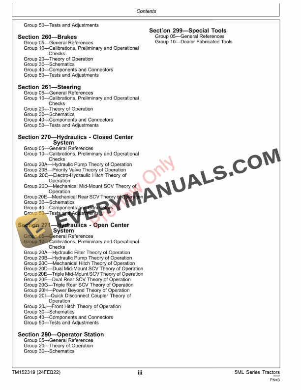 John Deere 5100ML, 5115ML, and 5125ML (FT4) TractorsDiagnostic Diagnostic Technical Manual TM152319 24FEB22 7 John Deere 5100ML 5115ML and 5125ML FT4 TractorsDiagnostic Diagnostic Technical Manual TM152319 24FEB22 5