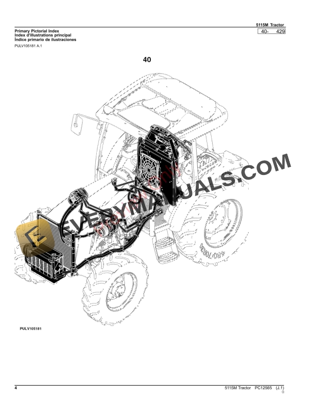John Deere 5115M Tractor, OOS (- 1LV5115MHJ100001 ), Cab ( Parts Catalog PC12565 15OCT23 5 John Deere 5115M Tractor, OOS (- 1LV5115MHJ100001 ), Cab ( Parts Catalog PC12565 15OCT23-4