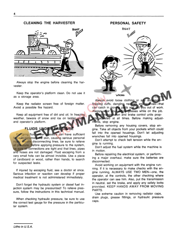 John Deere 5200 and 5400 Self Propelled Forage Harvesters Technical Manual TM1066 01MAY76 4