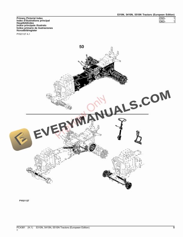 John Deere 5310N, 5410N, 5510N Tractors Parts Catalog PC4381 08AUG23-5
