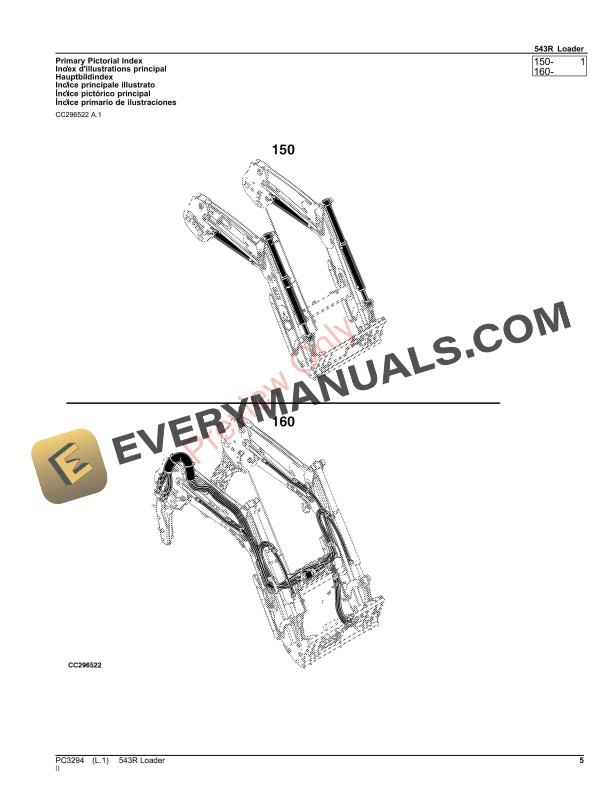 John Deere 543R Loader Parts Catalog PC3294 15MAY23 6 John Deere 543R Loader Parts Catalog PC3294 15MAY23-5