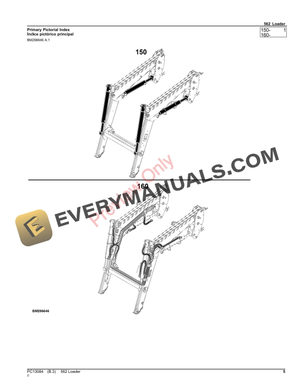 John Deere 562 Loader Parts Catalog PC13084 30NOV20-5