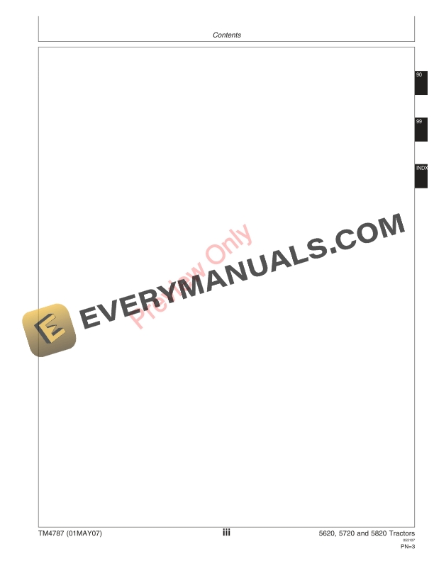 John Deere 5620 5720 and 5820 Tractors Service Information TM4787 01MAY07 5